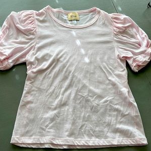 Light Pink Short Sleeve Top